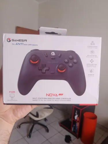 Controle gamer NovaLite T4N LITE novo lacrado cor Space purple