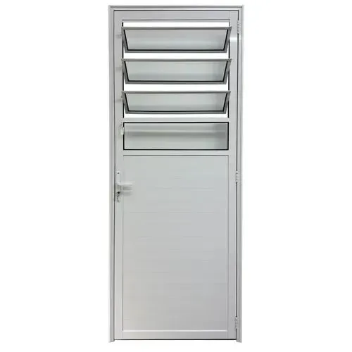 PORTA DE ALUMÍNIO LAMBRIL BASCULANTE - BRANCO - A PARTIR DE R$825