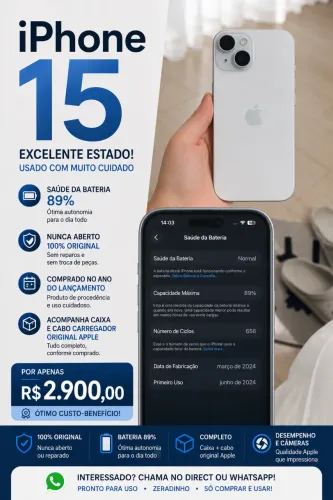 iPhone 15 - 128gb