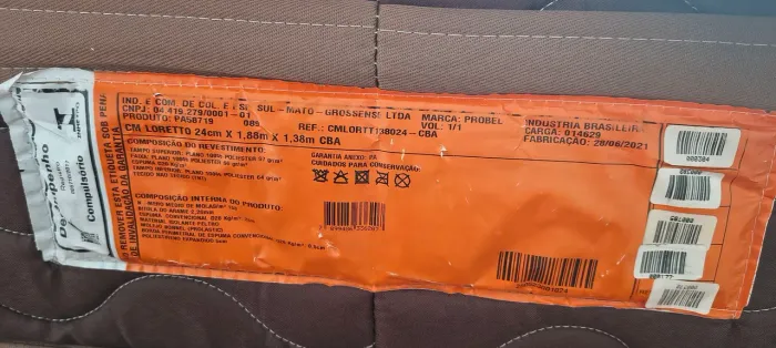 Colchao Ortobom ortopédico semi novo
