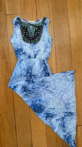 Vestido longo indiano - único 
