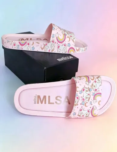 Chinelo slide Melissa estampado tamanho 36