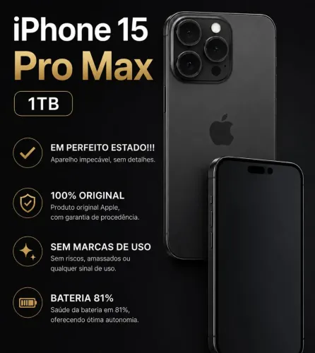 iPhone 15 Pro Max com 1TB