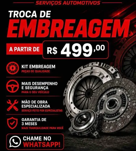 Troca de Embreagem com Qualidade e Garantia na Mecânica 2 Irmãos! ?