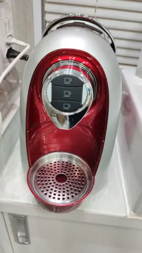 Cafeteira Automática 3 corações + porta cápsulas com 3 gavetas