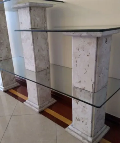 Estante em Mármore Travertino