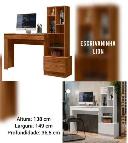 Escrivaninha MONTAGEM E FRETE GRÁTIS PAGA NA ENTREGA 