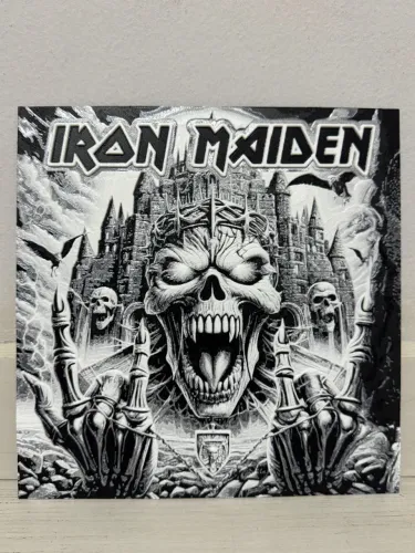 Quadro Iron Maiden 3D decorativo Rock Música Heavy Metal