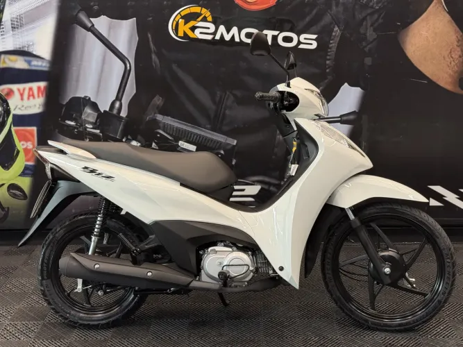 HONDA BIZ 125 ES 2027 * Zero KM * Branca roda de liga leve