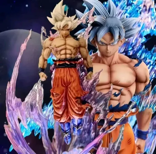 Boneco Dragon Ball z Goku com luz de led, boneco em Pvc