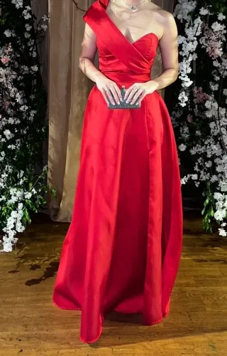 Vestido Festa/Formatura Vermelho - Tamanho P