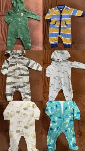 6 macacões carters 3 m