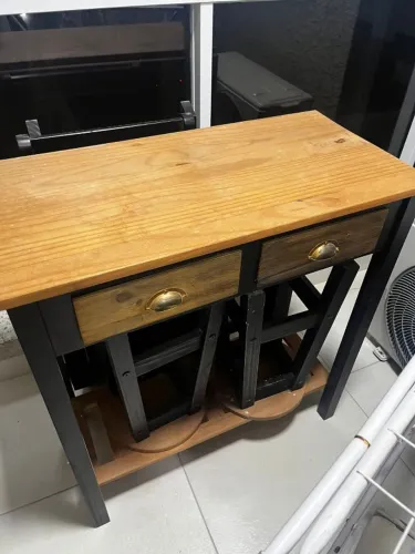 Mesa dobrável de sacada