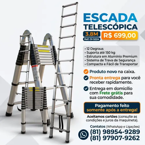 TELESCÓPICA ESCADA 3.80M