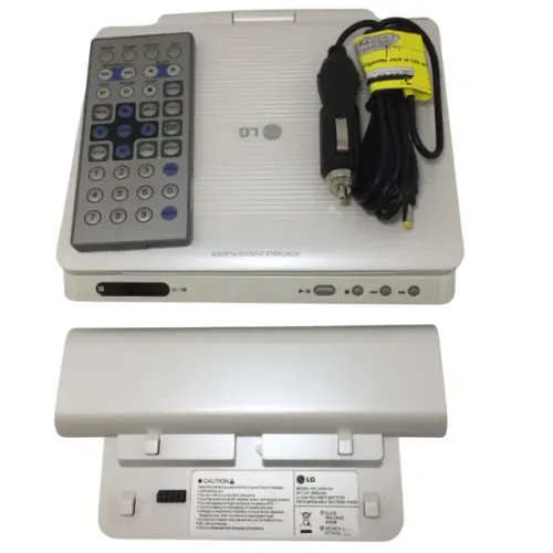 DVD Player Portátil LG DP450 Completo + Controle + Carregador Veicular + Bag