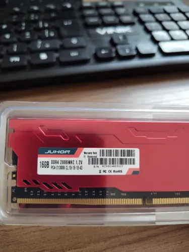 Memória RAM DDR4 16GB 2666MHz CL19 JUHOR Gamer Desktop