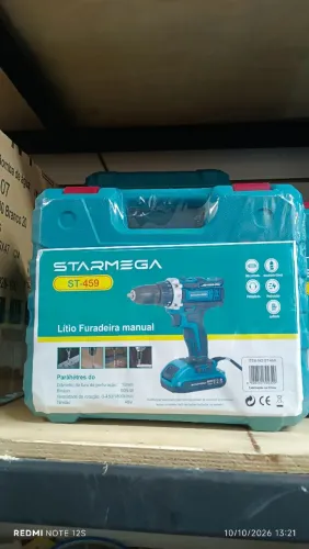 Furadeira Parafusadeira Sem Fio 48V ST-459 2 baterias Nova Lacrada