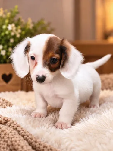 Filhote macho Dachshund cofap tecktel basset