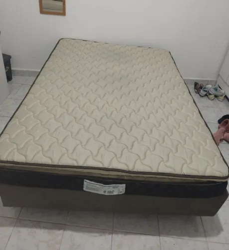 Cama box casal colchão 
