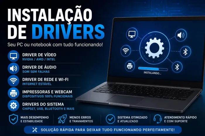 Instalação e Atualização de Drivers para PC e Notebook