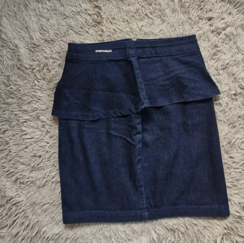 Saia jeans feminina