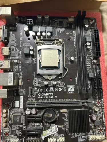 Placa Mãe GIGABYTE H110M-H + CPU i56500T USADOS