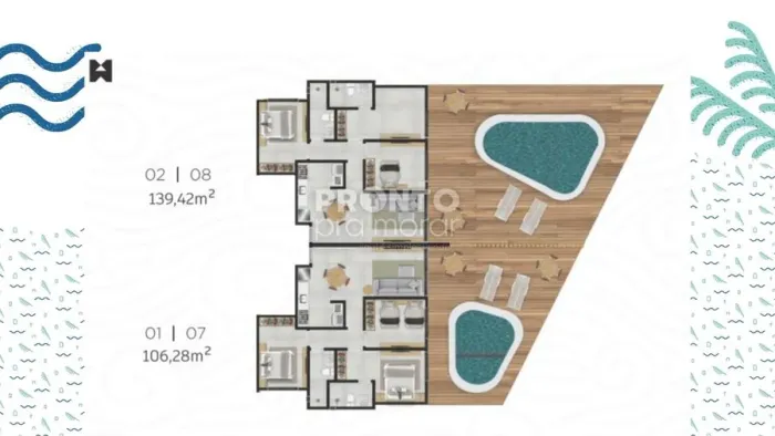 Apartamento com 1 quarto em Carneiros