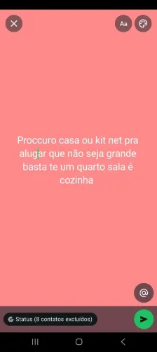 Casa ou kitnet pra alugar