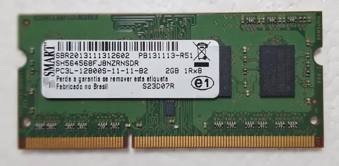 Memória para Notebook 2 GB - Marca Samsung 