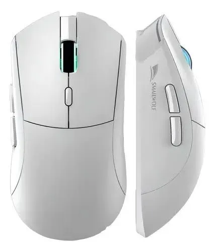 Mouse Gamer Smailwolf RS7 Branco - Lacrado