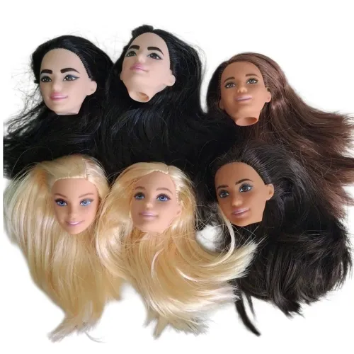 Lote cabeças barbie