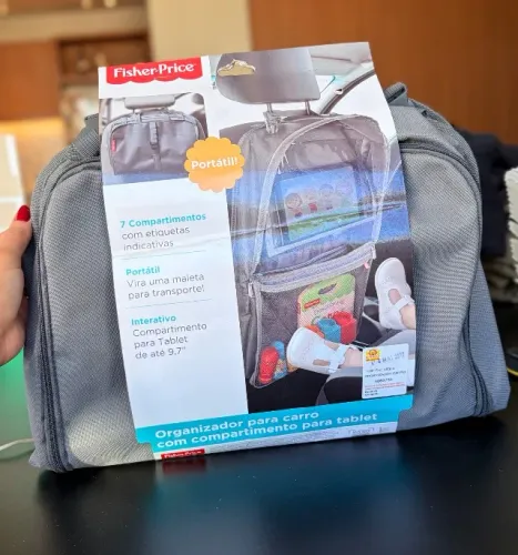 Organizador Para Carro Fisher Price Com Compartimento Para Tablet