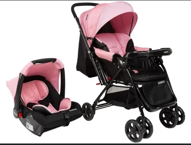 Carrinho de bebê + bebê conforto 