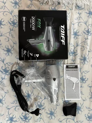 Secador Profissional Taiff Fox 2000W - Novo na Caixa