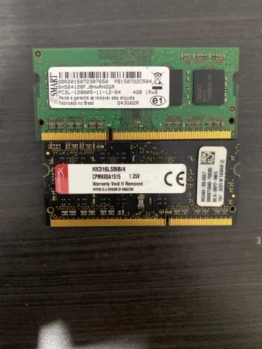 memória RAM para notebook