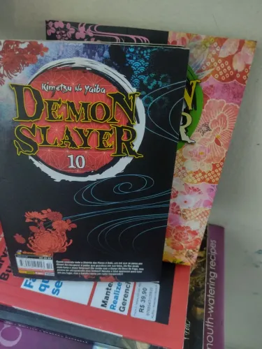 Livros de aventura: Demon Slayer Vol. 10 e 11