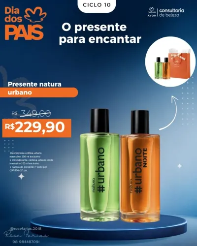 Presente Pais Natura Duo Urbano - Oferta Exclusiva válido até 09/08