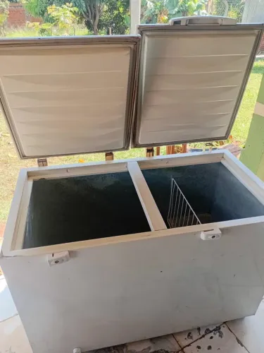 Freezer horizontal duas portas Electrolux modelo dupla ação