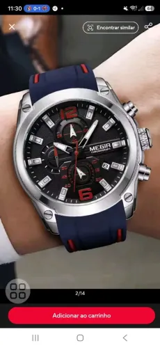 Relógio Megir 2144G, novo.