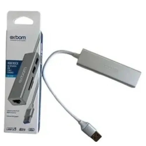 Hub dock de expansão Usb tipo C 5 em 1 internet -