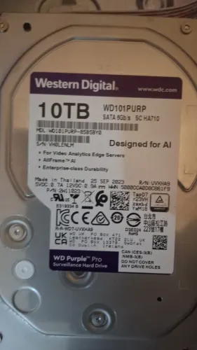 HD WD 10 TB PURPLE