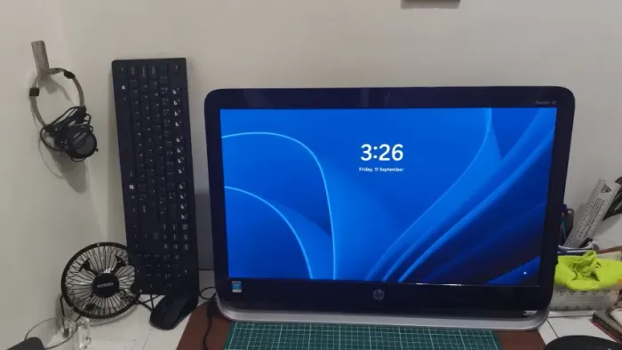 Computador HP All In One Pavilion 23 Completo mouse e teclado sem fio