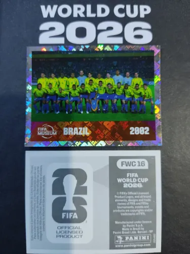 Figurinha FWC 16 - Seleção Brasil 2002