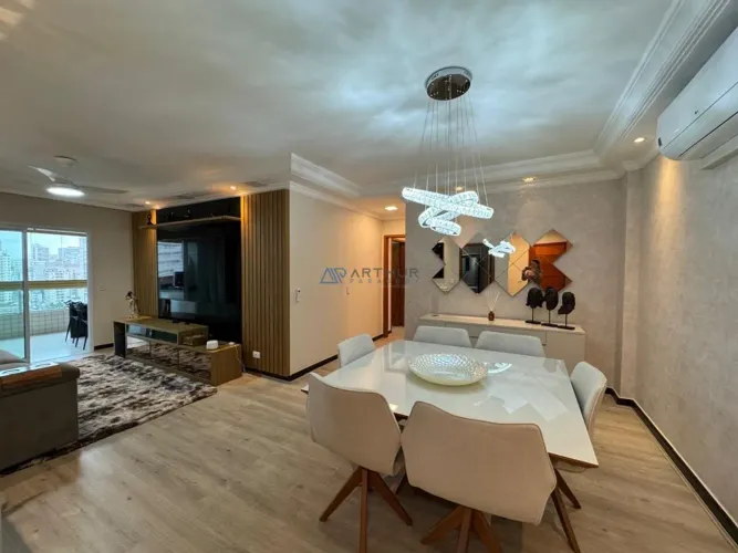 Apartamento à venda em Praia Grande na Vila Tupi com 3 Suítes
