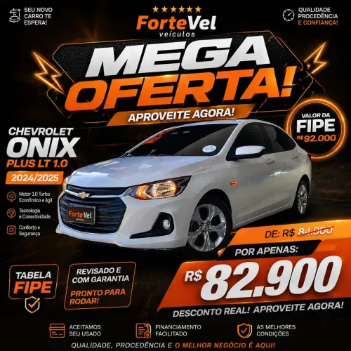 Chevrolet Onix Plus LTZ 1.0 12V TB Flex Aut. 4P 2025