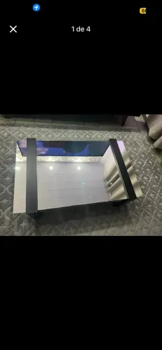 Mesa de centro espelhada