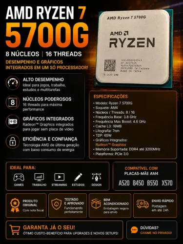 Processador Ryzen 7