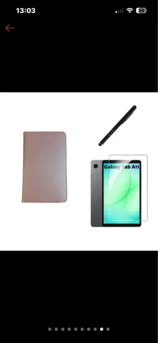 Kit Capa Giratória + Película + Caneta