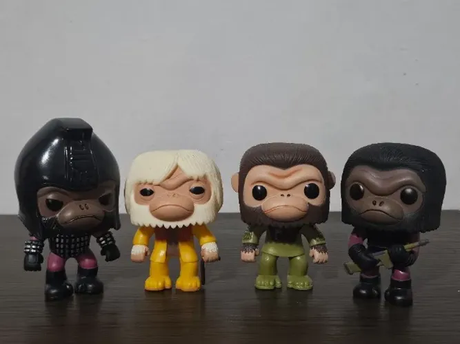 Funko Pop Planet of The Apes Sem Caixa / Planeta dos Macacos (Coleção com 4)
