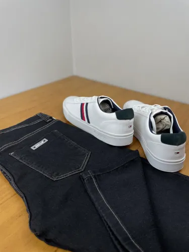 Kit bermuda + tênis